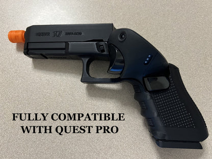 QUEST 3 & PRO VR Glock 17 Gun grip pistol adapter